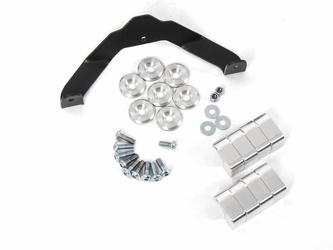 Mounting kit for Xtravel Basic universal holding plates to original BMW tube sidecase carrier