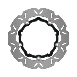 EBC Tarcza hamulcowa motocyklowa VR516BLK VEE, do amerykańskich motocykli, czarna