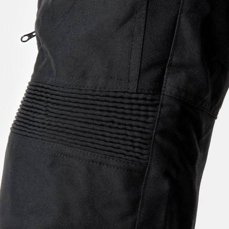 SPODNIE TEKSTYLNE OZONE VULCAN BLACK (DŁUŻSZA NOGAWKA)