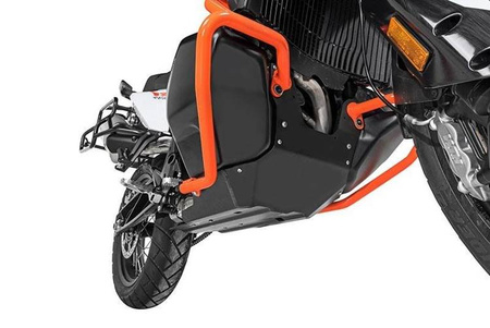 Osłona silniak RALLYE Evo, Aluminium, czarna do KTM 790 Adventure/ 790 Adventure R
