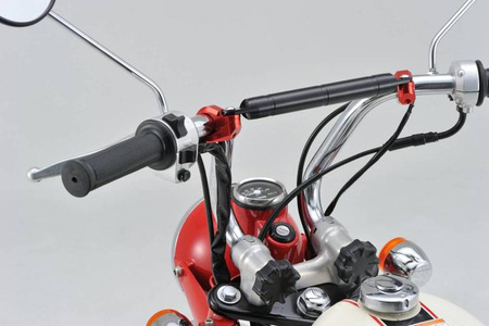 Wspornik kierownicy ze stopu aluminium 200mm  czarny