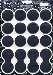 OCHRONNE NAKLEJKI NA ZBIORNIK KEITI CARBON LOOK 16 PACK