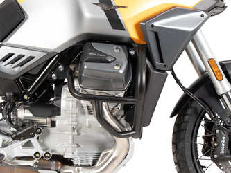 Engine protection bar black for Moto Guzzi Stelvio (2024-)