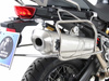 Sidecarrier Cutout stainless steel incl. Xplorer silver sideboxes for BMW F 850 GS Adventure (2019-2023)
