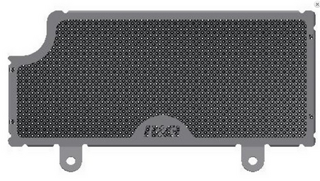 OSŁONA CHŁODNICY OLEJU RG RACING KAWASAKI ZX-10R/RR 21- TITANIUM