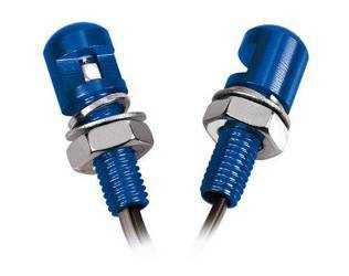 90176 Śruby led, niebieskie światło, 2 szt. - niebieskie