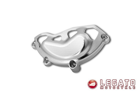 Lewa osłona silnika EVOTECH RC Suzuki srebrna 