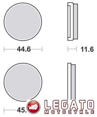 KLOCKI HAMULCOWE SBS 617 HF