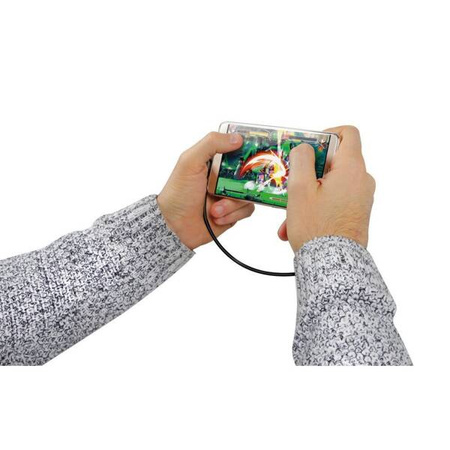 38834 90° Usb kabel > Micro Usb - 100 cm - černý