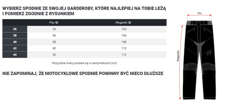 DAMSKIE SPODNIE MOTOCYKLOWE SKÓRZANE 4SR ROADSTER LADY