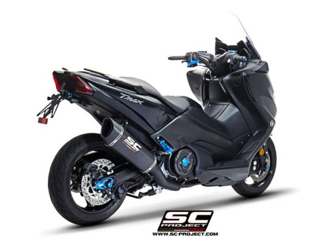 SC-Project układ wydechowy SC1-R tytan Matt Black Yamaha TMAX 530 (2017 - 2019) - SX - DX - SX Sport Edition