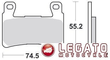 KLOCKI HAMULCOWE SBS 860 RS