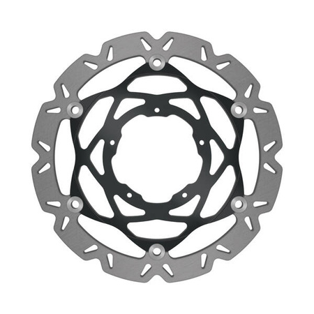 EBC Tarcza hamulcowa motocyklowa SMX6343 Supermoto, 320mm, konturowa, Carbon Look