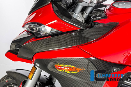 Osłona kanału powietrznego zbiornika lewa – połysk ducati Multistrada 1200 DVT 2015 ILMBERGER TOL.011.D15MG.K