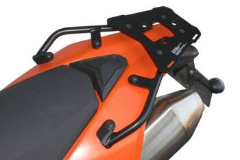 STELAŻ POD PŁYTĘ MONTAŻOWĄ KUFRA ALU-RACK SW-MOTECH KTM LC4 690 ENDURO (07-18), BLACK