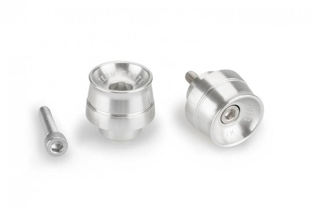 Końcówki kierownicy PUIG Speed do Yamaha R1 / R6 / R7 Srebrny (P) 21401P