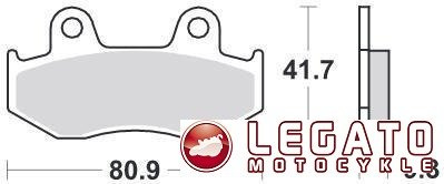 KLOCKI HAMULCOWE SBS 709 HF