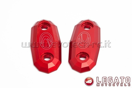 Zaślepki lusterek EVOTECH RC Suzuki czerwone