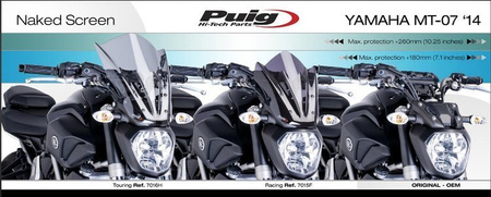 OWIEWKA PUIG DO YAMAHA MT-07 14-17 (TOURING)