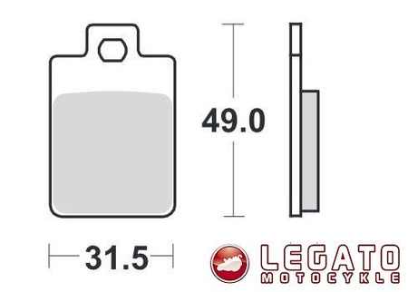 KLOCKI HAMULCOWE SBS 130 CT