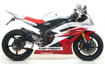 Tłumik końcowy Arrow Thunder Aluminium White Yamaha YZF-R6 2006-2016