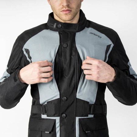 KURTKA TEKSTYLNA OZONE TRAKER BLACK/GREY