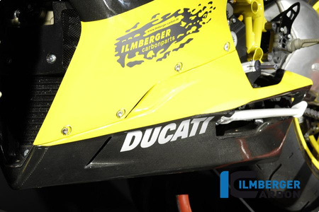 Osłona dolna typu bellypan z miejscem na boczną stopkę - carbon DUCATI 1098 S/R ILMBERGER VEO.018.D1098.K