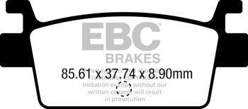 EBC Klocki hamulcowe SFA719HH skuterowe (kpl. na 1 tarcze)