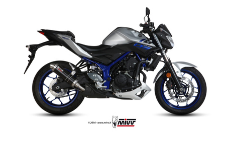 Mivv Tłumik końcowy GP BLACK stal nierdzewna YAMAHA MT-03 2016-2025