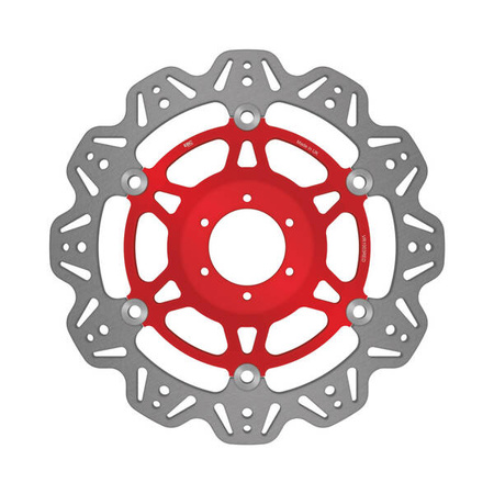 EBC Tarcza hamulcowa motocyklowa VR1003RED VEE, czerwona
