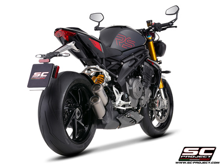 SC-Project tłumik końcowy Twin CR-T Titanium Triumph SPEED TRIPLE 1200 RS 2025+ Euro5+