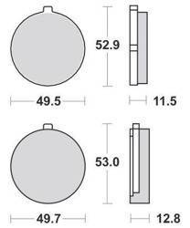 KLOCKI HAMULCOWE SBS 515 HF