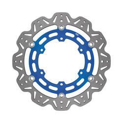 EBC Tarcza hamulcowa motocyklowa VR2126BLU VEE, niebieska