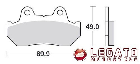 KLOCKI HAMULCOWE SBS 160 HF