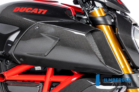 Osłona przewodu powietrza prawa - połysk DUCATI Diavel 1260 (od 2019) ILMBERGER LKR.003.DI19G.K