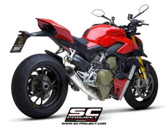 SC-Project tłumik końcowy S1 tytan Ducati Streetfighter V4 (2020)