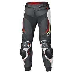 Motocyklowe Spodnie Skórzane Held Grind II Black/White/Red