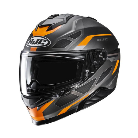 KASK MOTOCYKLOWY HJC I71 ZEST BLACK ORANGE
