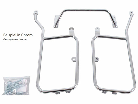 Sidecarrier permanent mounted black for Suzuki VL 800 Intruder LC Volusia (2001-2008) / C 800 Intruder / Black Edition (2005-2016)