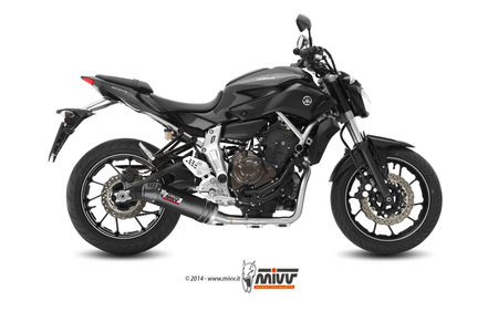 Mivv Układ wydechowy OVAL CARBON with carbon cap YAMAHA MT-07 / FZ-07 2021-2024