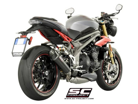 SC-Project tłumik końcowy Conic carbon Triumph SPEED TRIPLE 1050 (2016 - 2017) - S – R