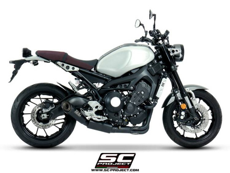 SC-Project układ wydechowy S1 Matt Black Yamaha XSR 900 (2016 – 2020)