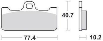 KLOCKI HAMULCOWE SBS 711 RS
