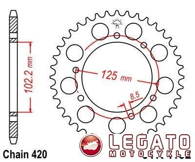 ZĘBATKA NAPĘDOWA JT TYŁ