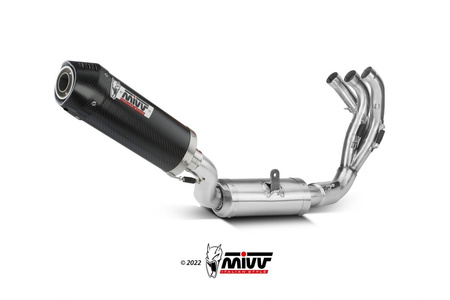 Mivv Układ wydechowy OVAL CARBON with carbon cap YAMAHA TRACER 9 / GT / GT+ 2021-2024