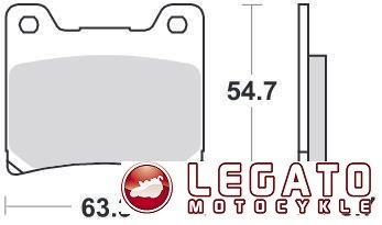 KLOCKI HAMULCOWE SBS 555 RQ