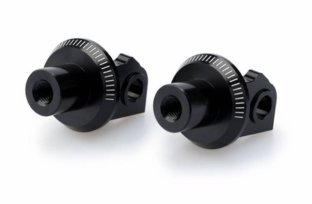 Mocowanie sportowych podnóżków PUIG 20452 (przód) Czarny (N) 20452N