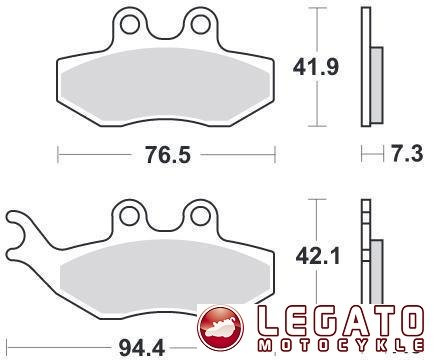 KLOCKI HAMULCOWE SBS 774 HF