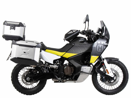Alurack top case carrier black for combination with original rear rack for Husqvarna Norden 901 / Expedition (2022-)