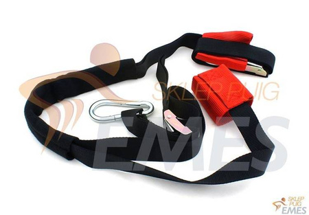 Pas transportowy PUIG do motocykli (za kierownicę) Czarny mat (J) 4592N